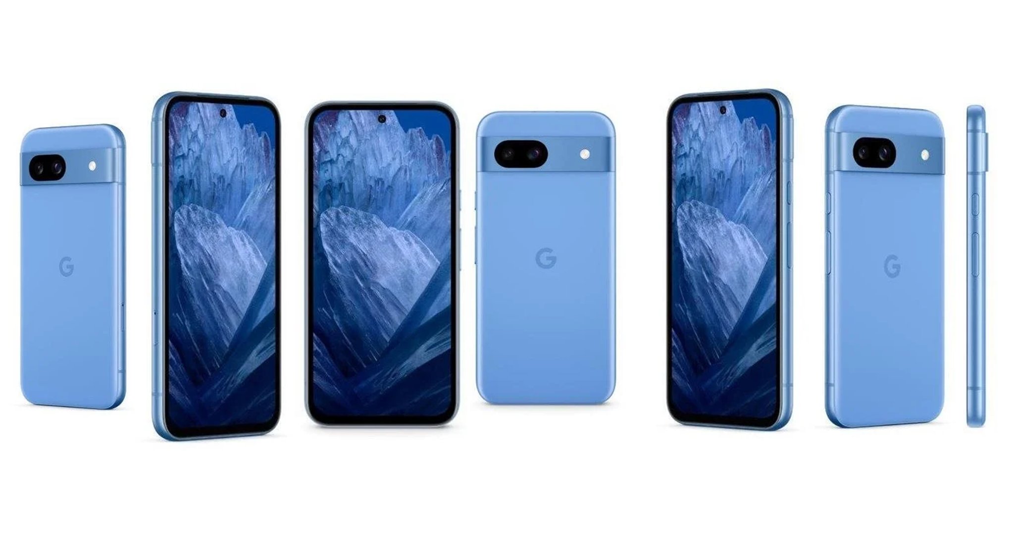 Google Pixel 8a aparece en imágenes de prensa mostrando todos sus colores