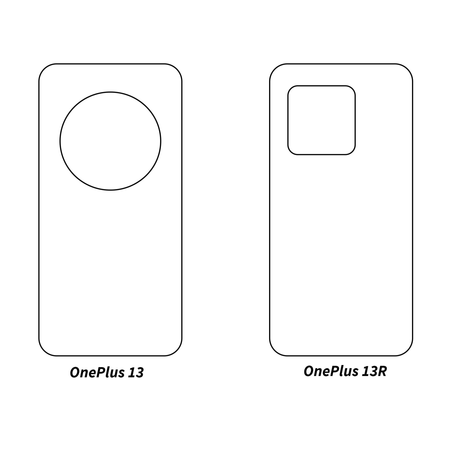 OnePlus 13 y OnePlus 13R planos