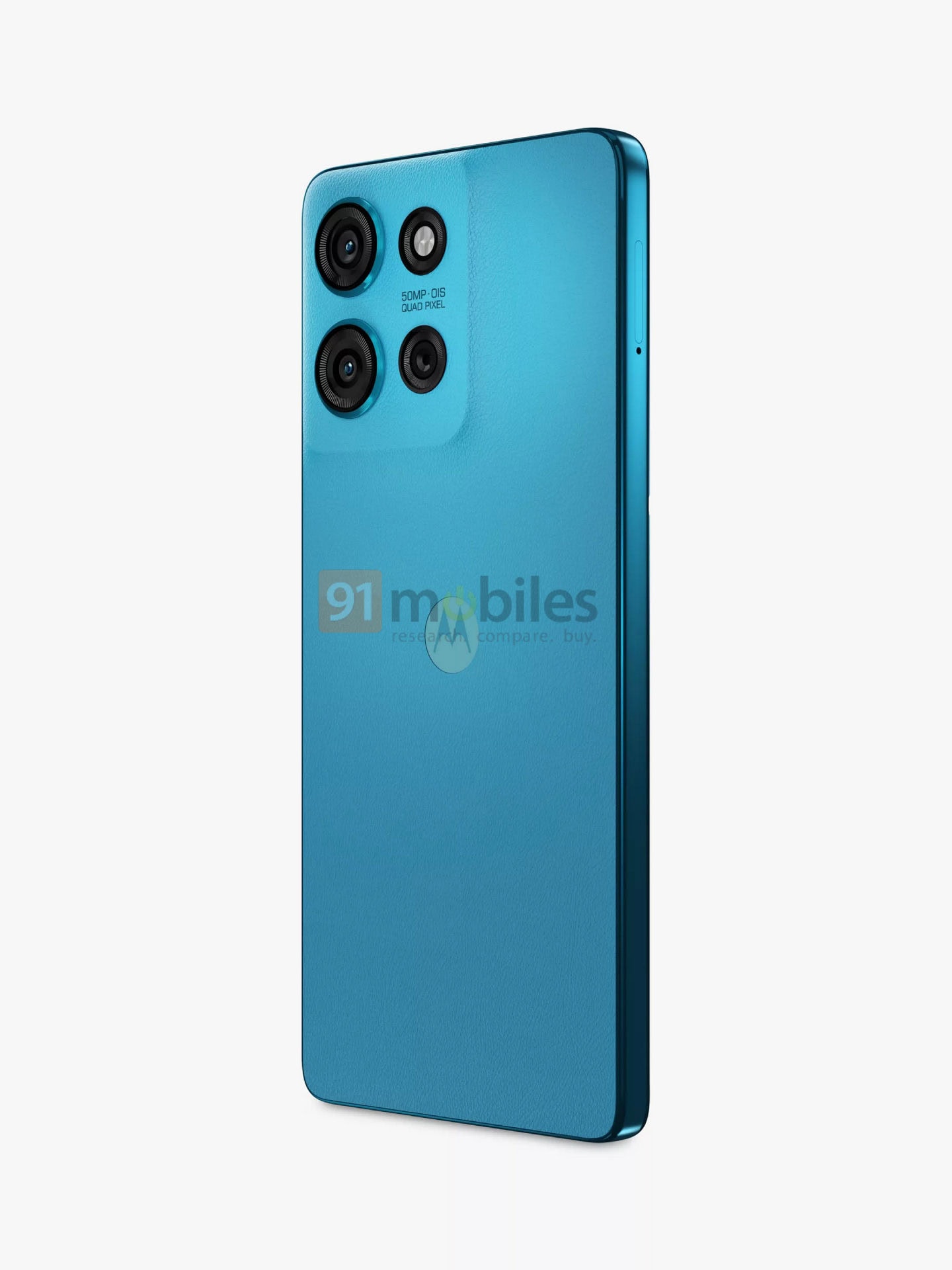 Moto G75 filtrado en azul