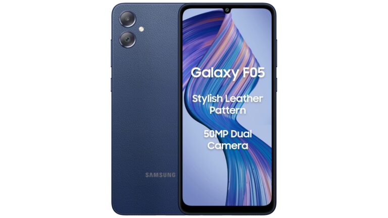 Samsung Galaxy F05 debuta con cámara dual de 50MP