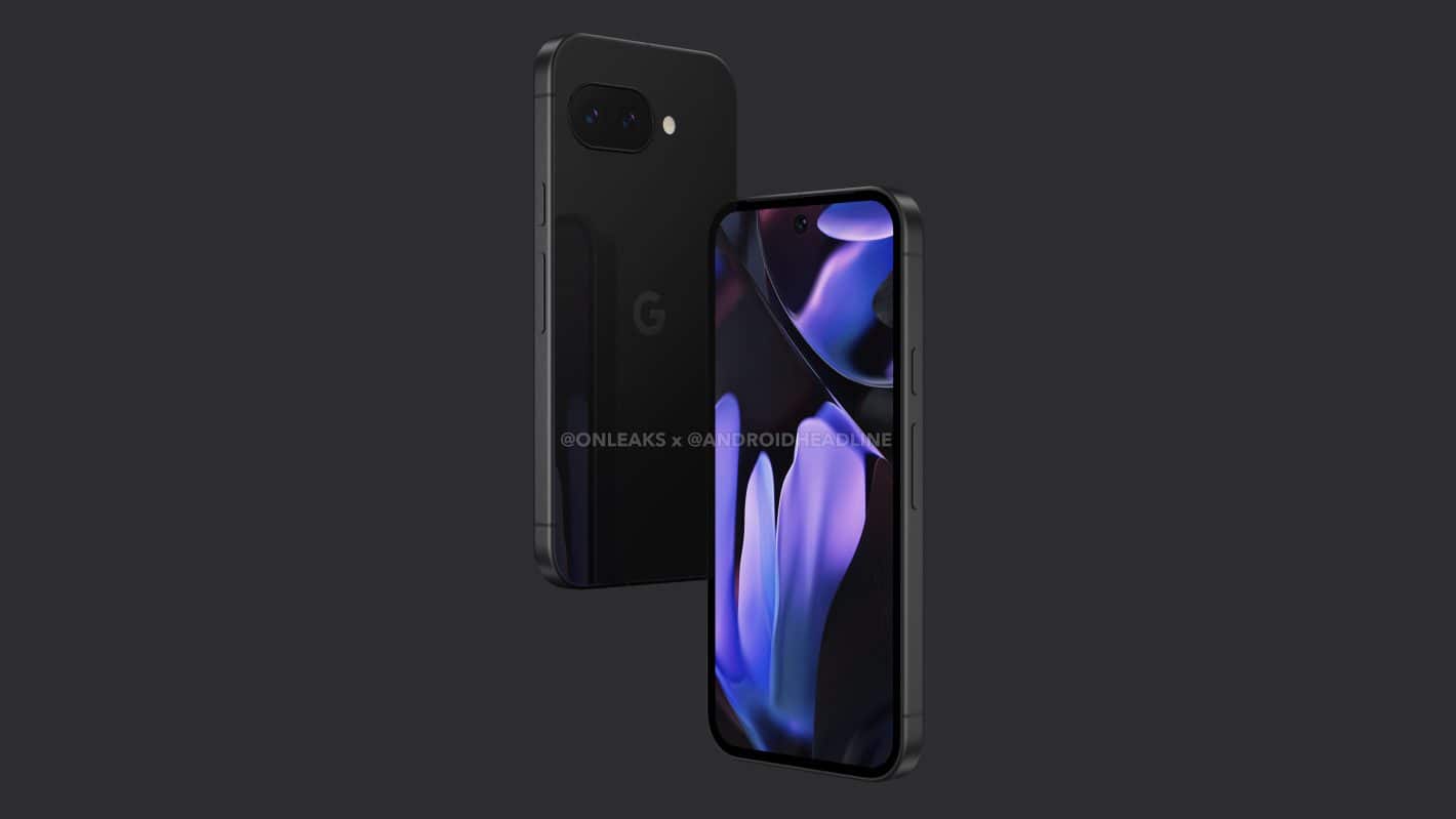 Google Pixel 9a: renders CAD