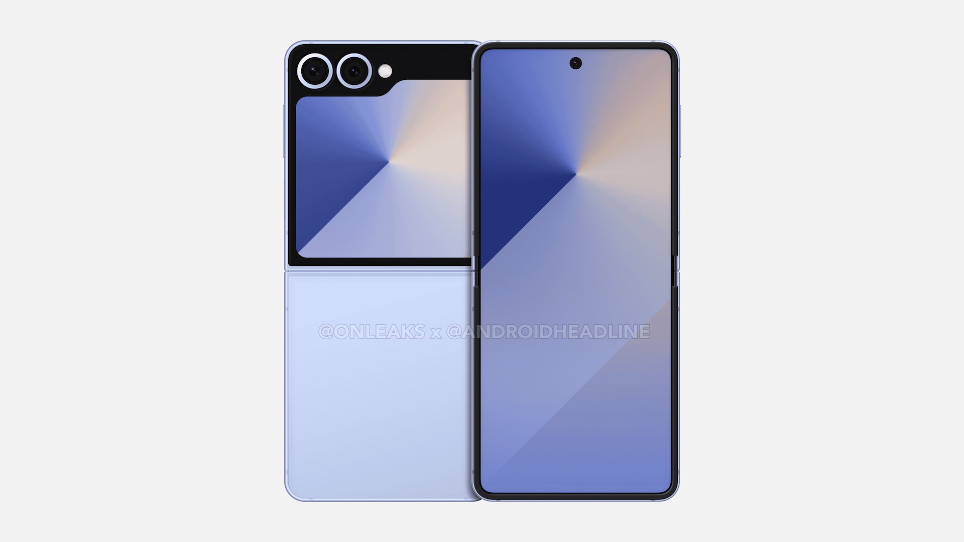 Galaxy Z Flip 7 en renders 