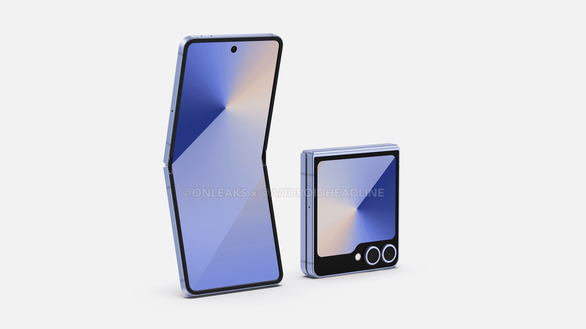 Galaxy Z Flip 7 en renders 