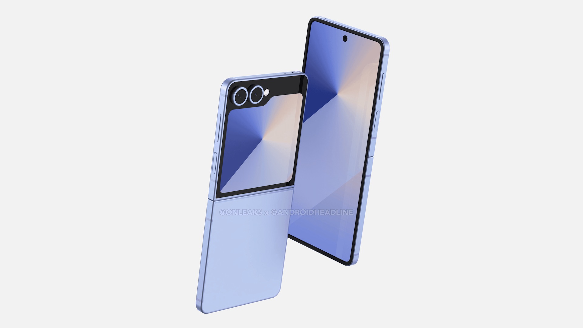 Galaxy Z Flip 7 en renders 