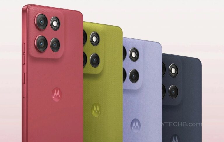 Motorola Moto G86 se filtra en fotos de prensa mostrando todos sus colores Pantone