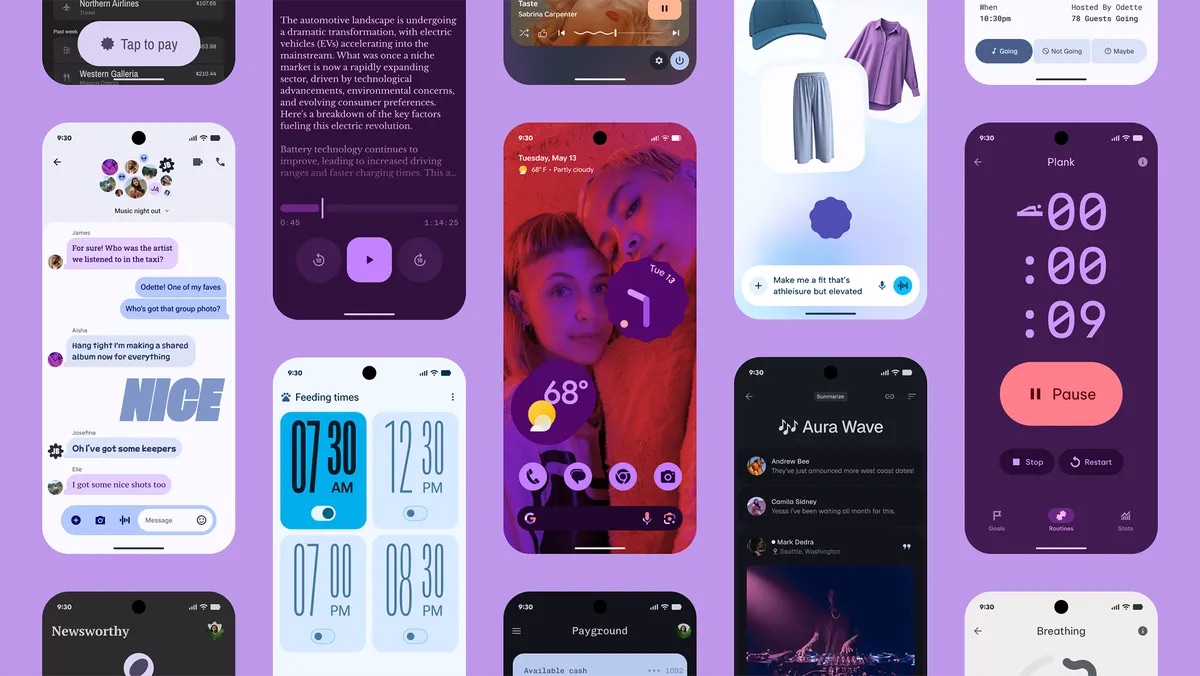 Google muestra a Android 16 y Wear OS con diseño Material 3 Expressive