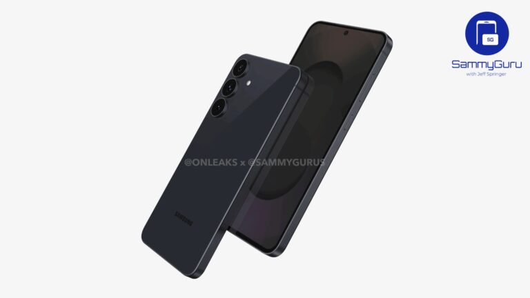 Samsung Galaxy S25 FE aparece en renders revelando su diseño