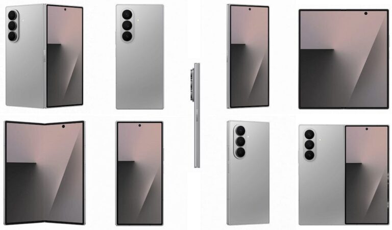 El Samsung Galaxy Z Fold 7 se deja ver en tres colores en estas fotos filtradas