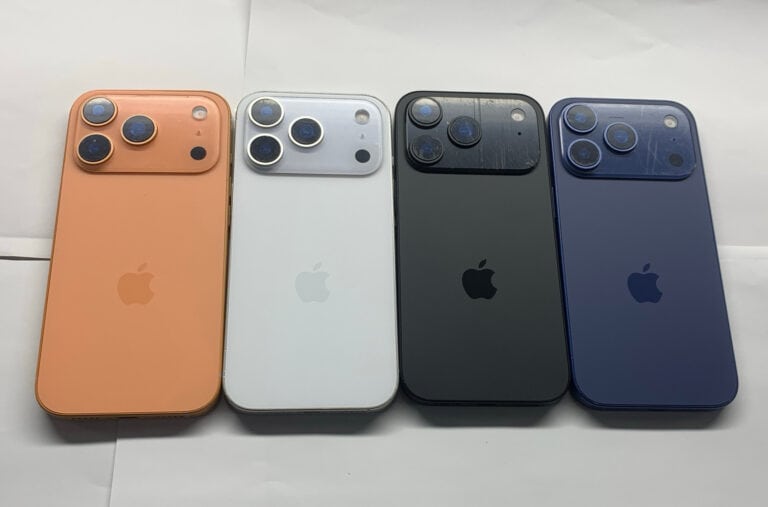 Unidades de exhibición de toda la serie iPhone 17 se filtran en todos sus colores
