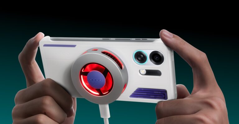 La serie Oppo K13 Turbo para gaming cuenta con un ventilador integrado