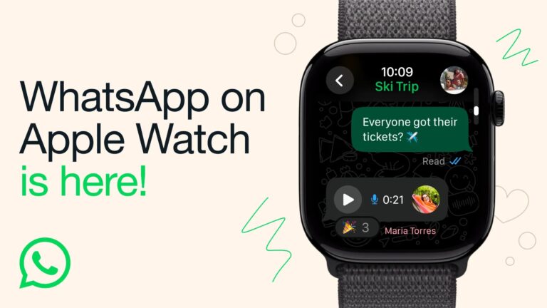 WhatsApp ya tiene app dedicada para el Apple Watch