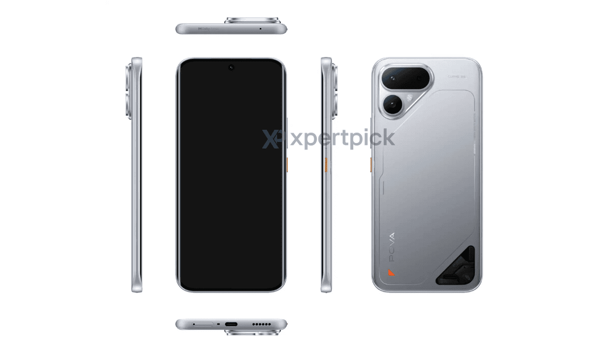 Tecno Pova Curve 2 5G se filtra con su render y características
