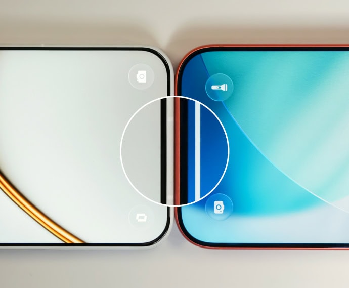 oneplus 15t vs iphone 17 pro pantalla