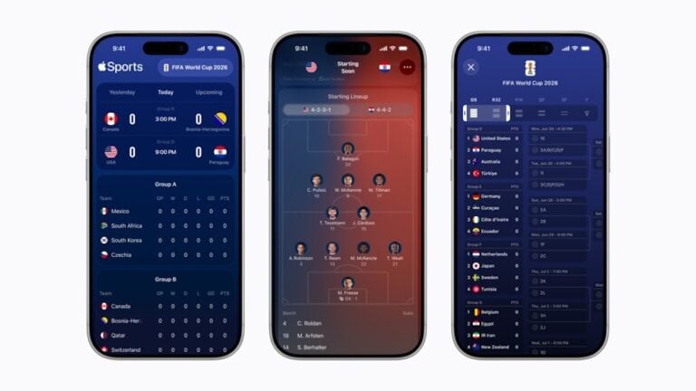 Apple Sports se expande a 90 nuevos países justo para la Copa Mundial FIFA 2026