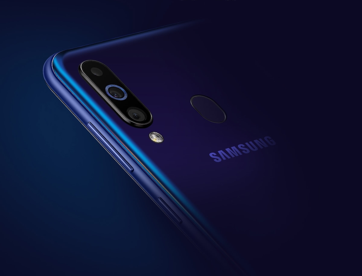 Lente de cámara trasero del Samsung Galaxy A60