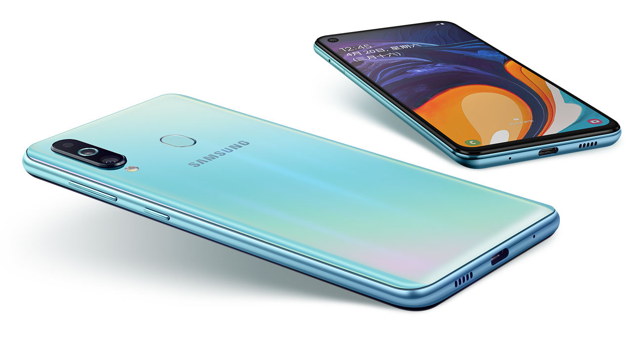 Samsung Galaxy A60, Detalles de diseño