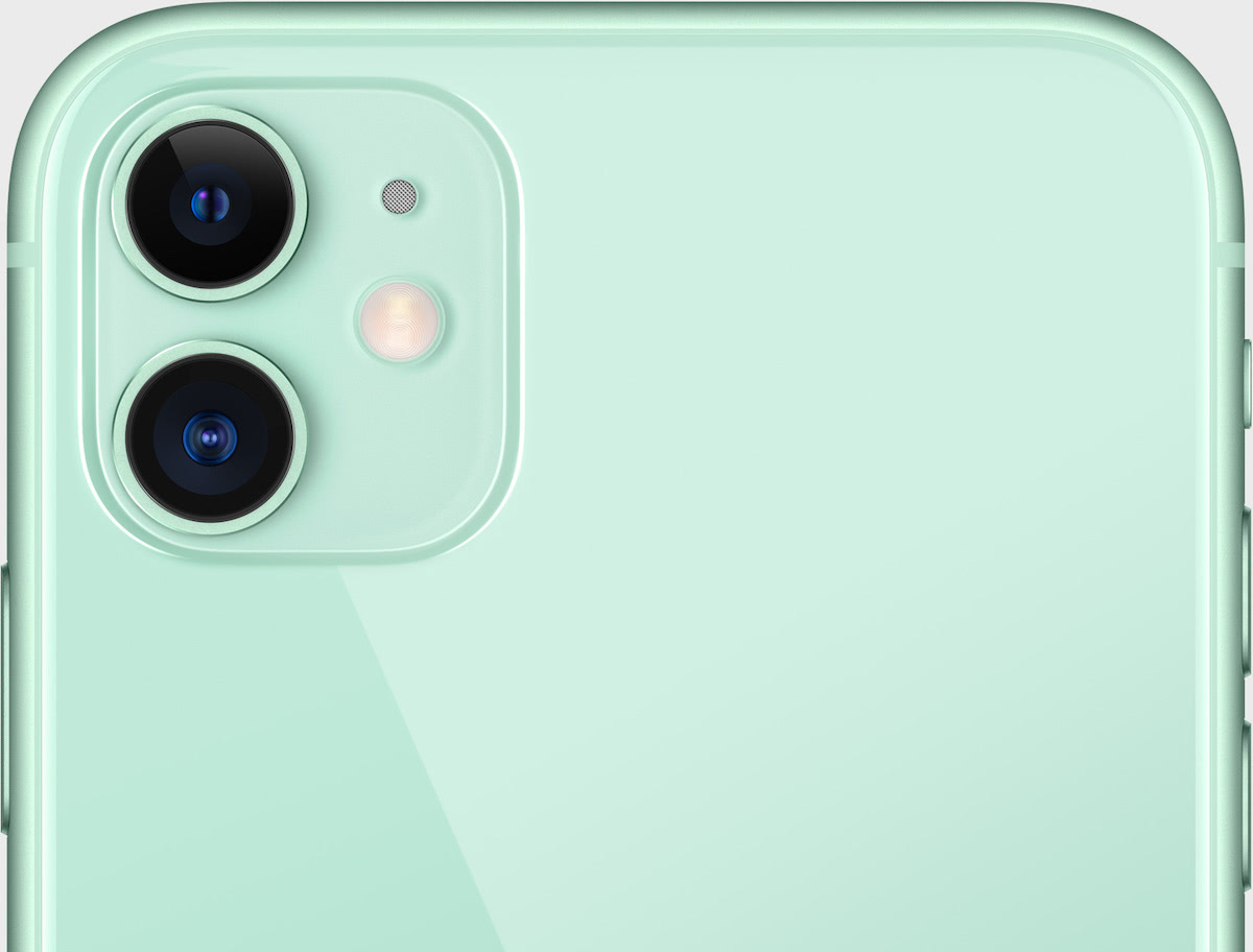 iPhone 11, detalle de la cámara de fotos