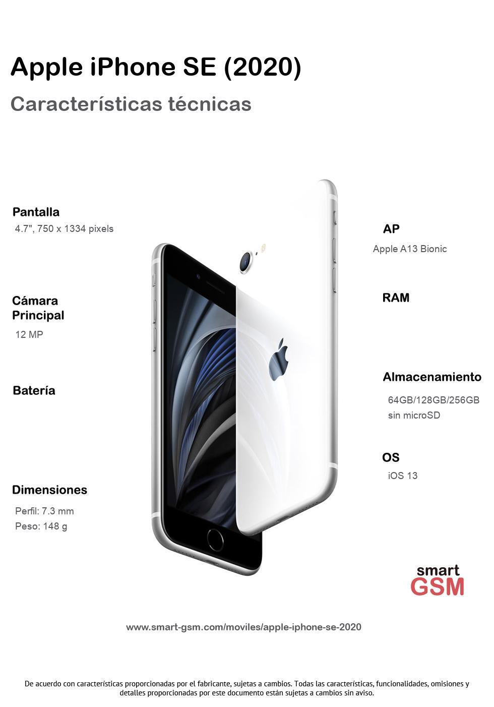 iPhone SE (2020), características, ofertas y mejor precio para