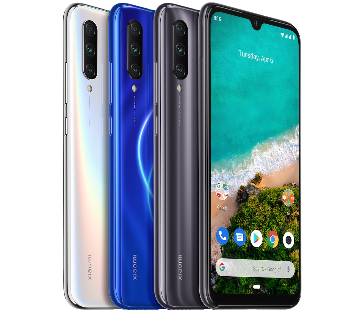 Xiaomi Mi A3, colores disponibles