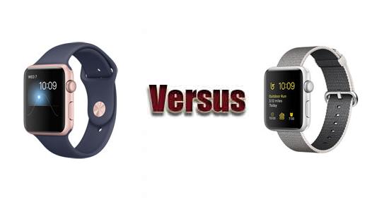 Apple Watch series 1 vs Watch series 2 : comparación de características