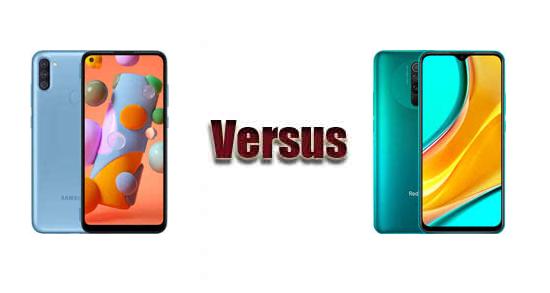 samsung a11 vs redmi 9