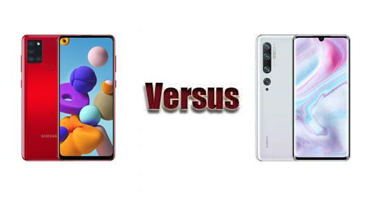 samsung a21s vs redmi note 10s