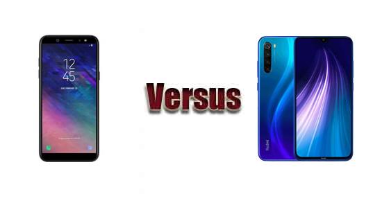 samsung a6 vs redmi note 8