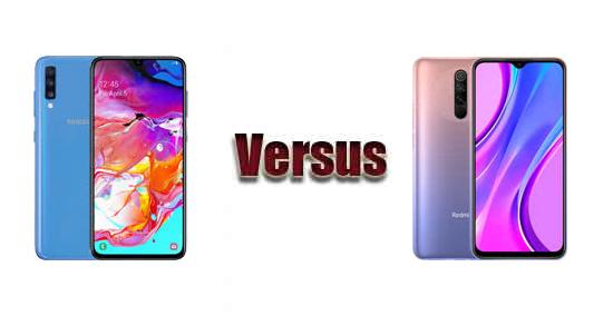 redmi 9 vs samsung a70