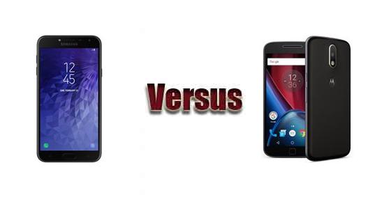 Decepción muestra puntada Samsung Galaxy J4 vs Motorola Moto G4 Plus : comparación de características