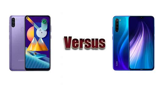 samsung m11 vs redmi note 8