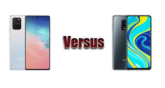 samsung s10 vs redmi note 9s