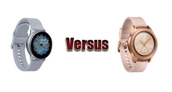 Proponer Melodramático Precursor Samsung Galaxy Watch Active 2 (40mm) vs Samsung Galaxy Watch 42mm :  comparación de características
