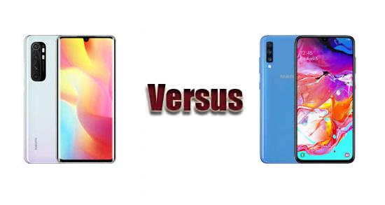 samsung a70 vs redmi note 10