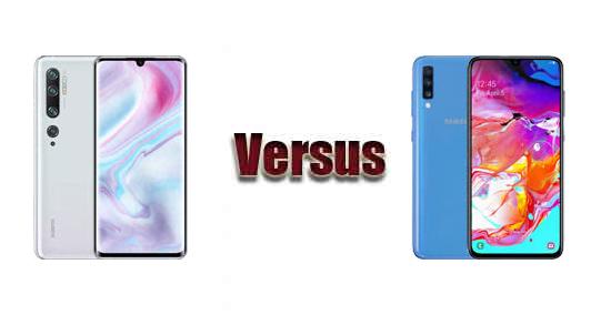 samsung a70 vs redmi note 10s