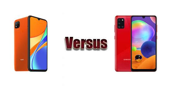 samsung a31 vs redmi 9c