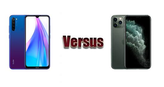 xiaomi redmi note 8t vs iphone 11