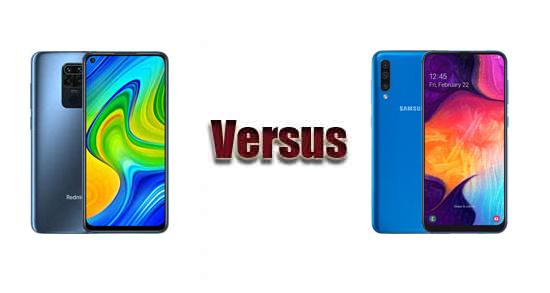 samsung a50 vs xiaomi note 9