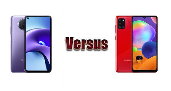 redmi note 9s vs samsung a31